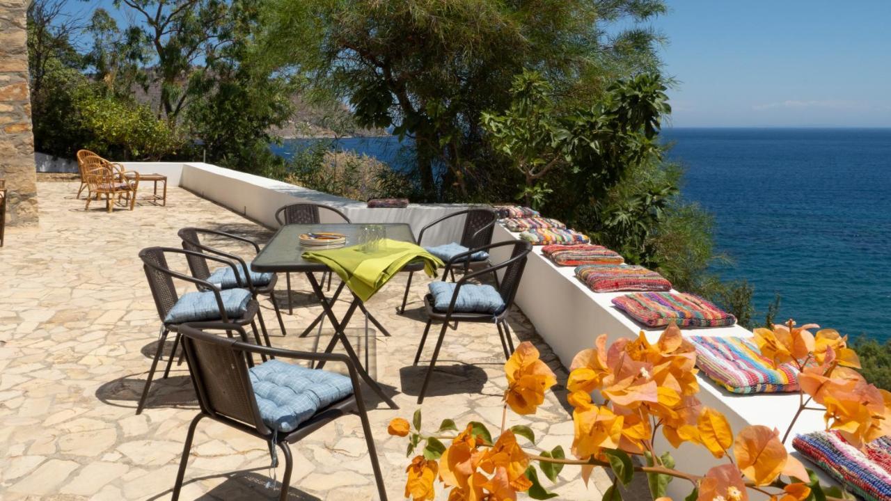 Ivi Beach Front Villa, Leros Vromolithos Exterior foto